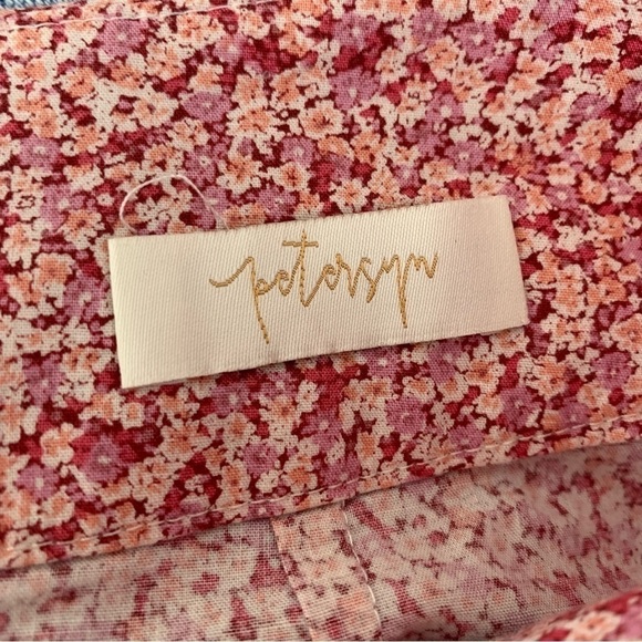 Petersyn pink floral ruffle front maxi skirt - Picture 11 of 13